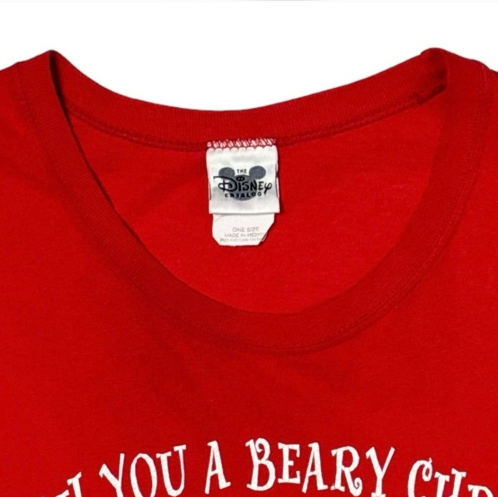 DISNEY Winnie The Pooh Holiday Sleep Shirt VINTAGE - Picture 6 of 8